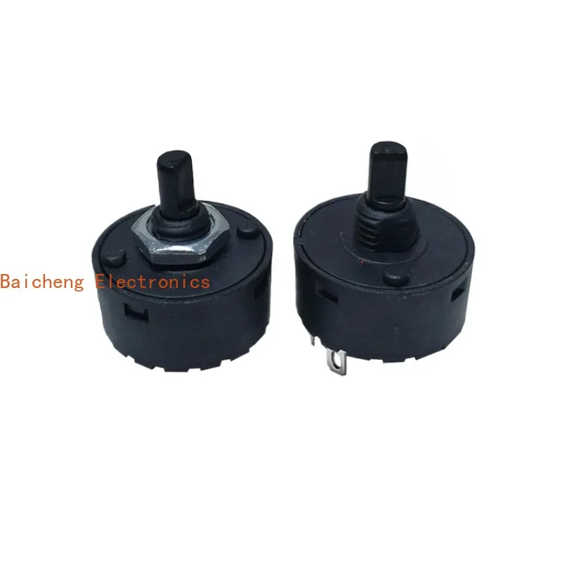 

10PCS Circular multi gear rotary switch with boiling tea pot, juice mixer, power shaft 14MM
