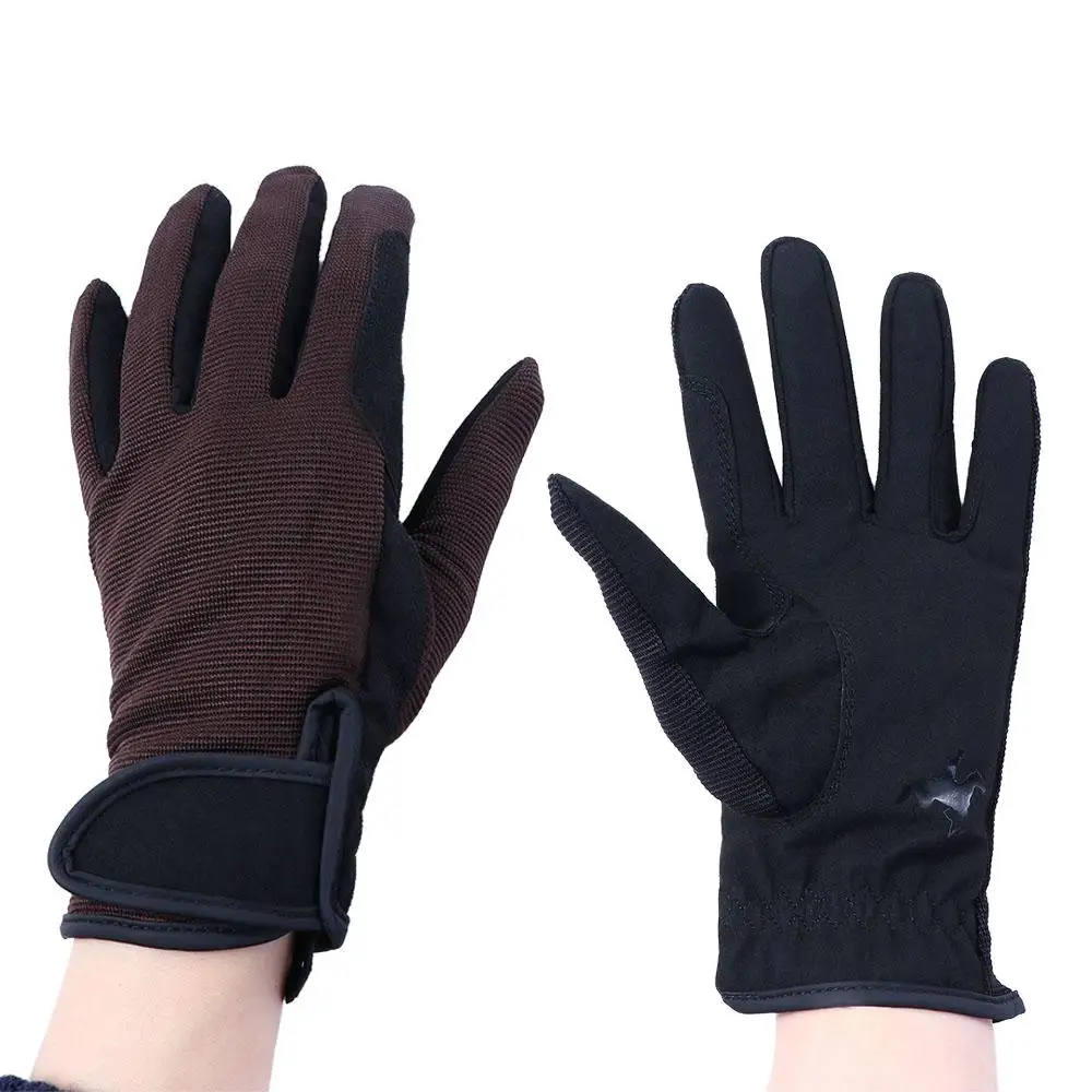 Guantes de equitación profesionales para hombres y mujeres, guantes de béisbol y softbol unisex