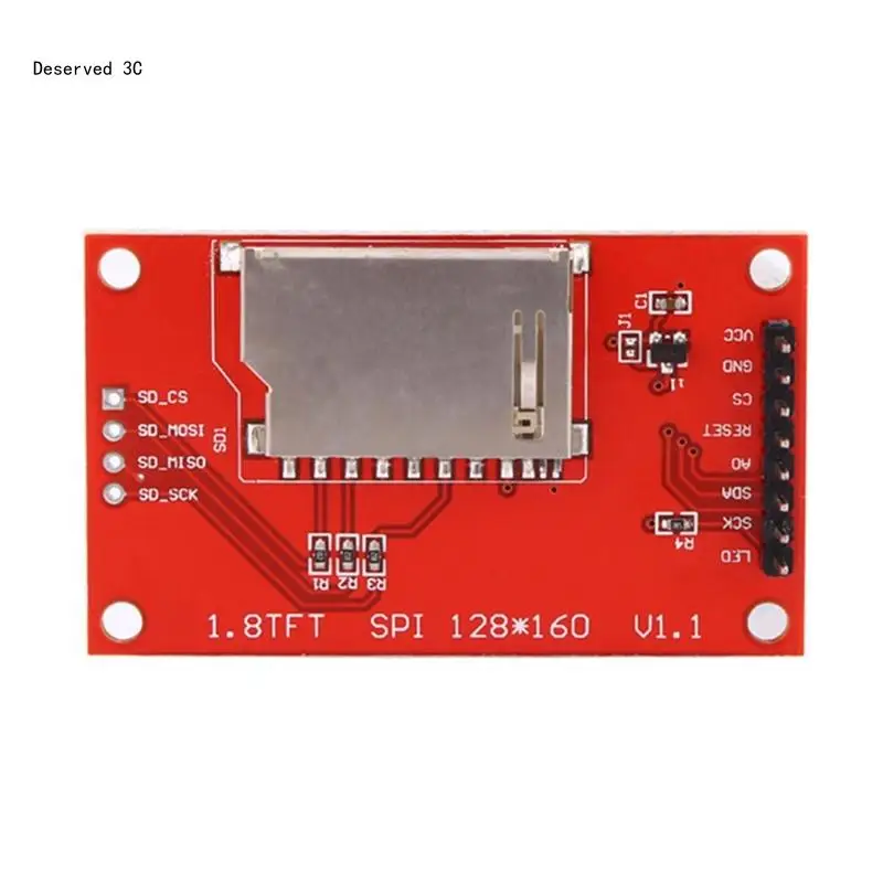 Tela LCD TFT SPI 1,8 polegadas MCU-Serial SPI Módulo exibição RGB colorido 128x160