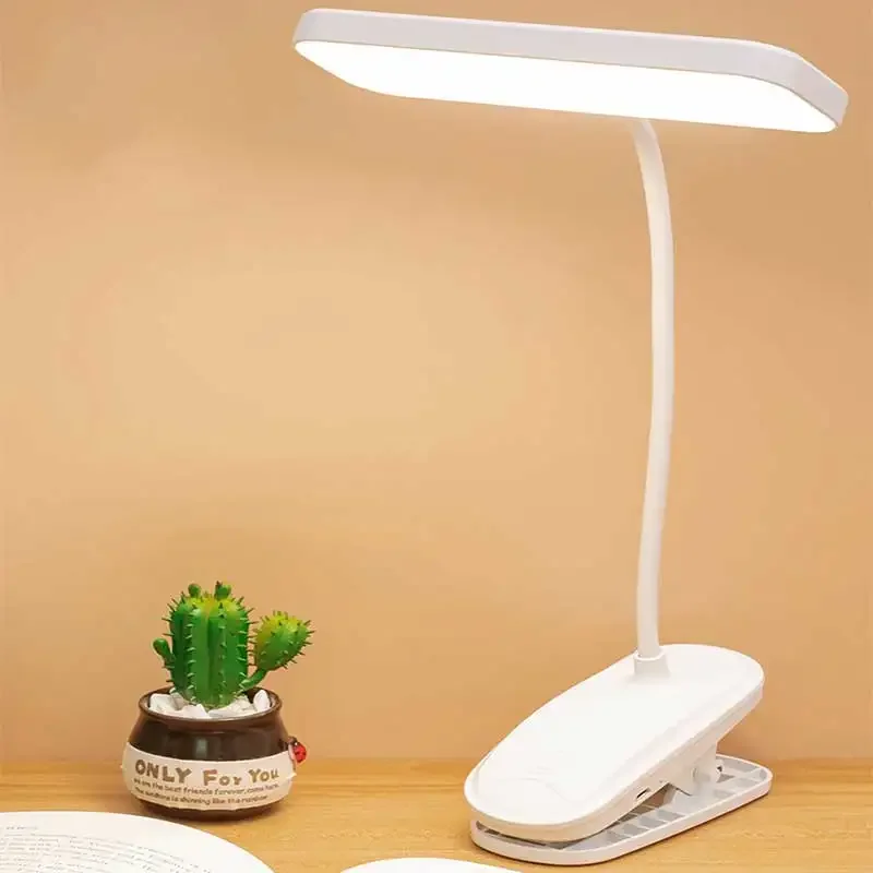 Adjustable Flexible Foldable Dimming USB Plug LED Desk Lamp for Bedroom Night Lights, Providing Eyes Protection and Comfortable