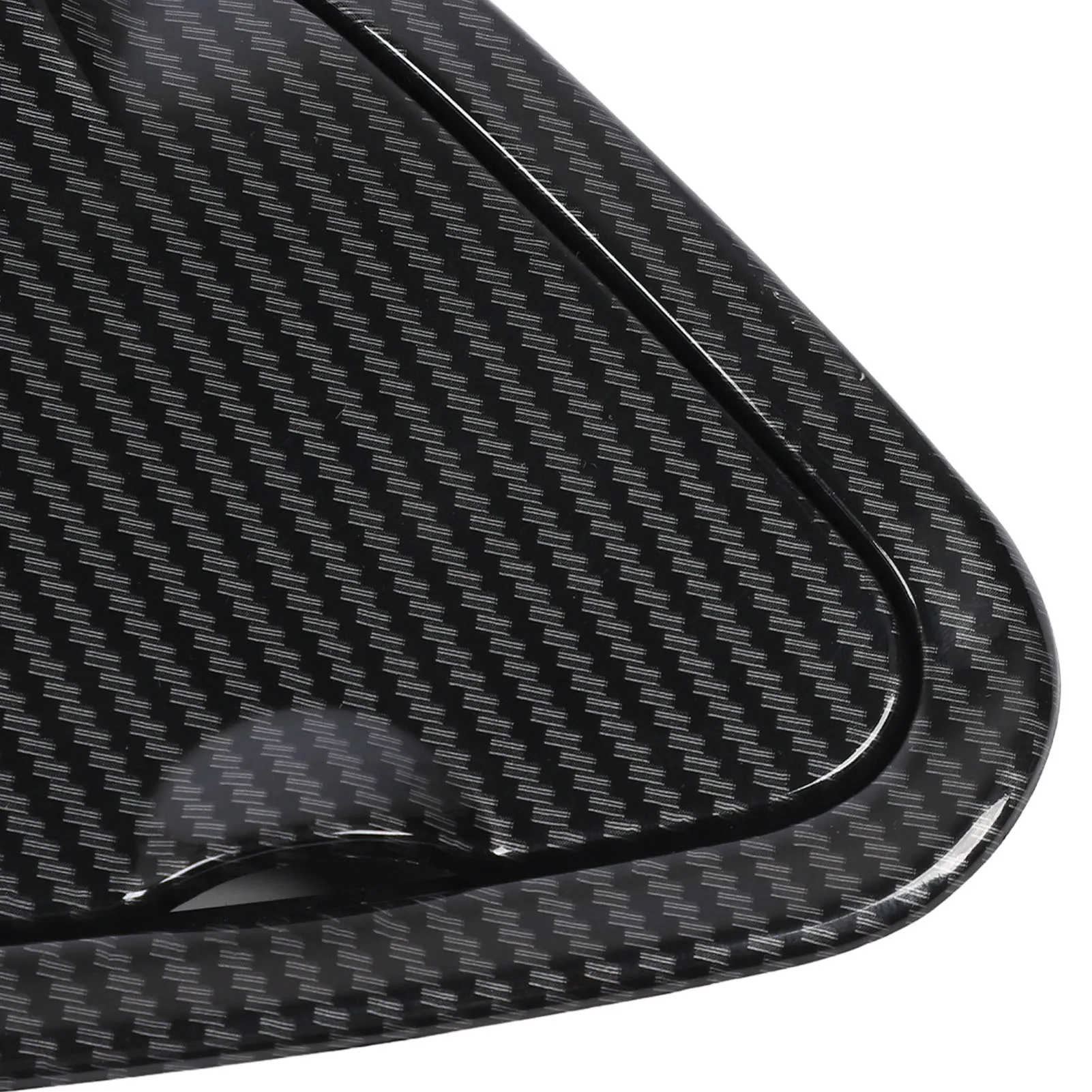 غطاء جيب للتخزين الجانبي لـ NMAX 125 155 2020-2024 - بلاستيك ABS بمظهر ألياف الكربون، تركيب سريع، مقاوم للماء ومضاد