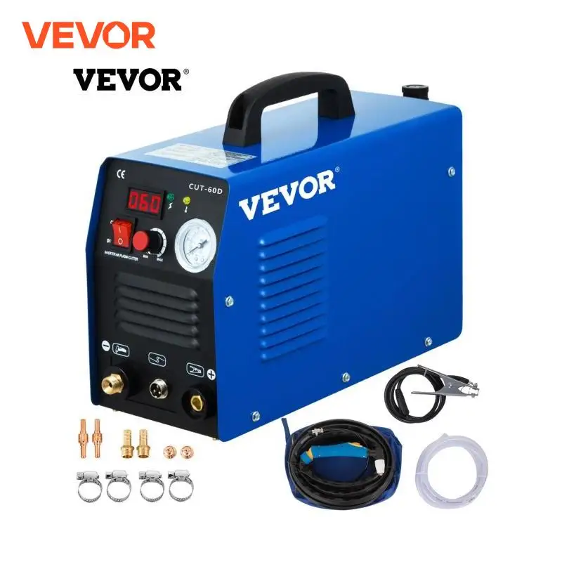 VEVOR 40A 50A 60A HF Air Plasma Cutter DIY 12/14/16mm Cutting Thinkness Inverter IGBT Metal Repairing Machine Welding Equipment