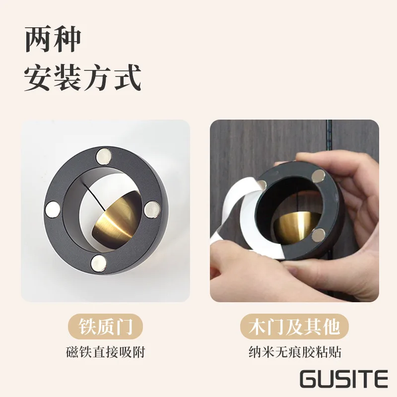 

Magnetic Door Bell Decorative Brass Chime for Entryway Shop Home Office Outdoor Use Loud Clear Ring Business Entrance Alert