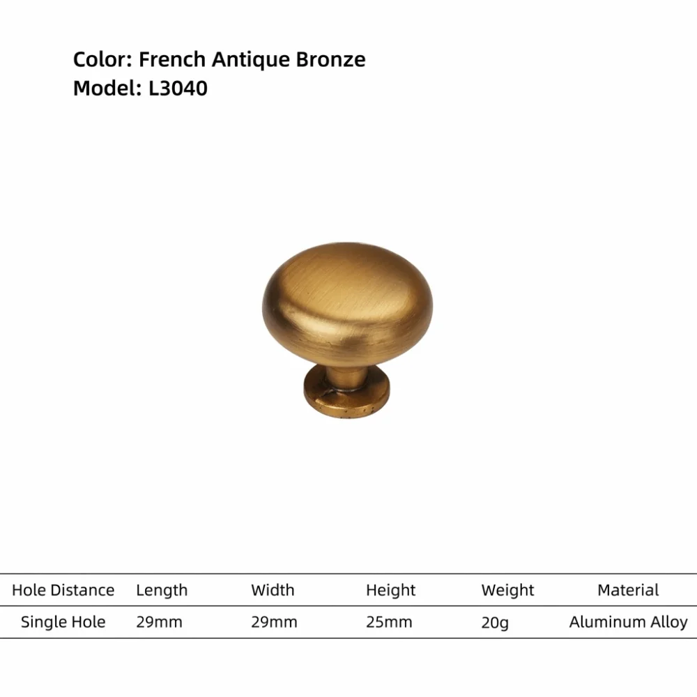 New Antique Bronze Cabinet Handles French Minimalist Drawer Pulls Rounded Edges DIY Friendly Cupboard Handles Drawer Hardware