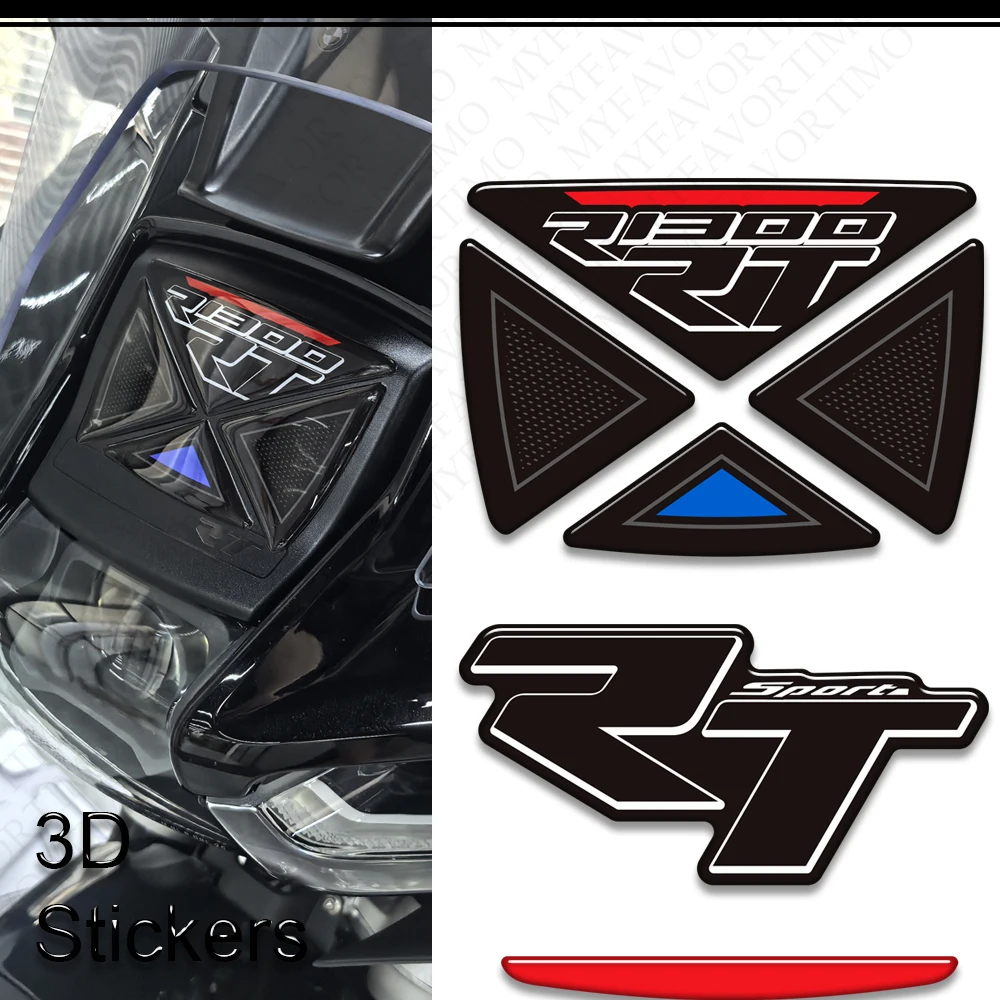 For R1300RT R 1300 RT R1300 Tank Pad Cap Front Mudguard Fender Handguards Hand guard Protector 3d Stickers Decals