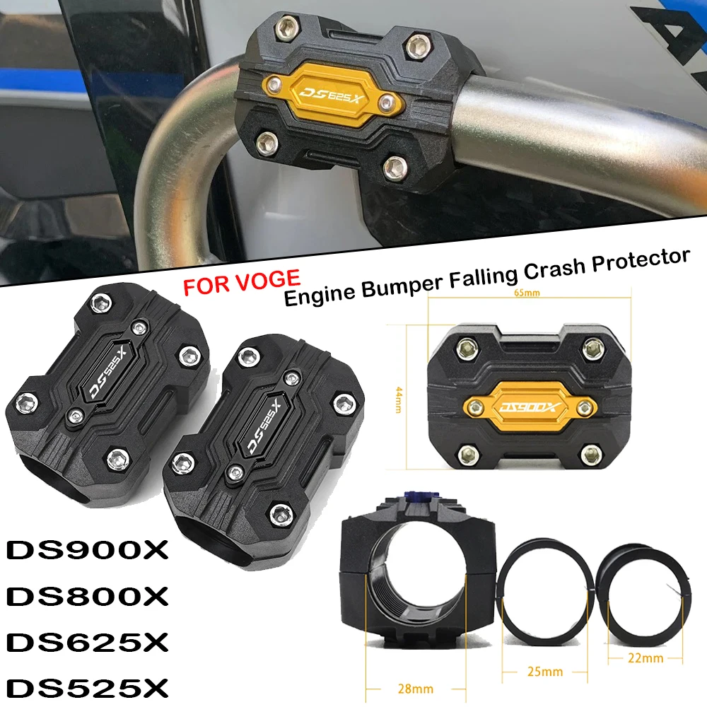 For VOGE DS900X DS800X 300 800 Rally 900DSX 625DSX 525DSX 525 625 800 900 DSX Motorcycle Engine Bumper Falling Crash Protector