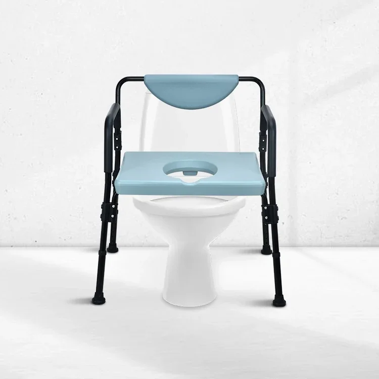 Factory Cheapest  portable toilet commode shower chair for obese people