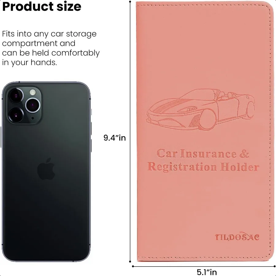 Модернизированная версия, держатель для регистрации и страхования автомобиля, органайзер для документов премиум-класса, автомобильный органайзер для перчаток, органайзер для документов, автомобиль