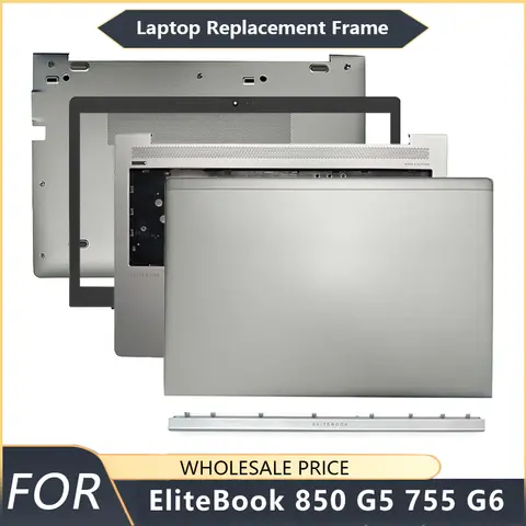 NEW For HP EliteBook 850 G5 755 G6 Laptop LCD Back Cover Front Bezel Palmrest Bottom Case Laptop Frames