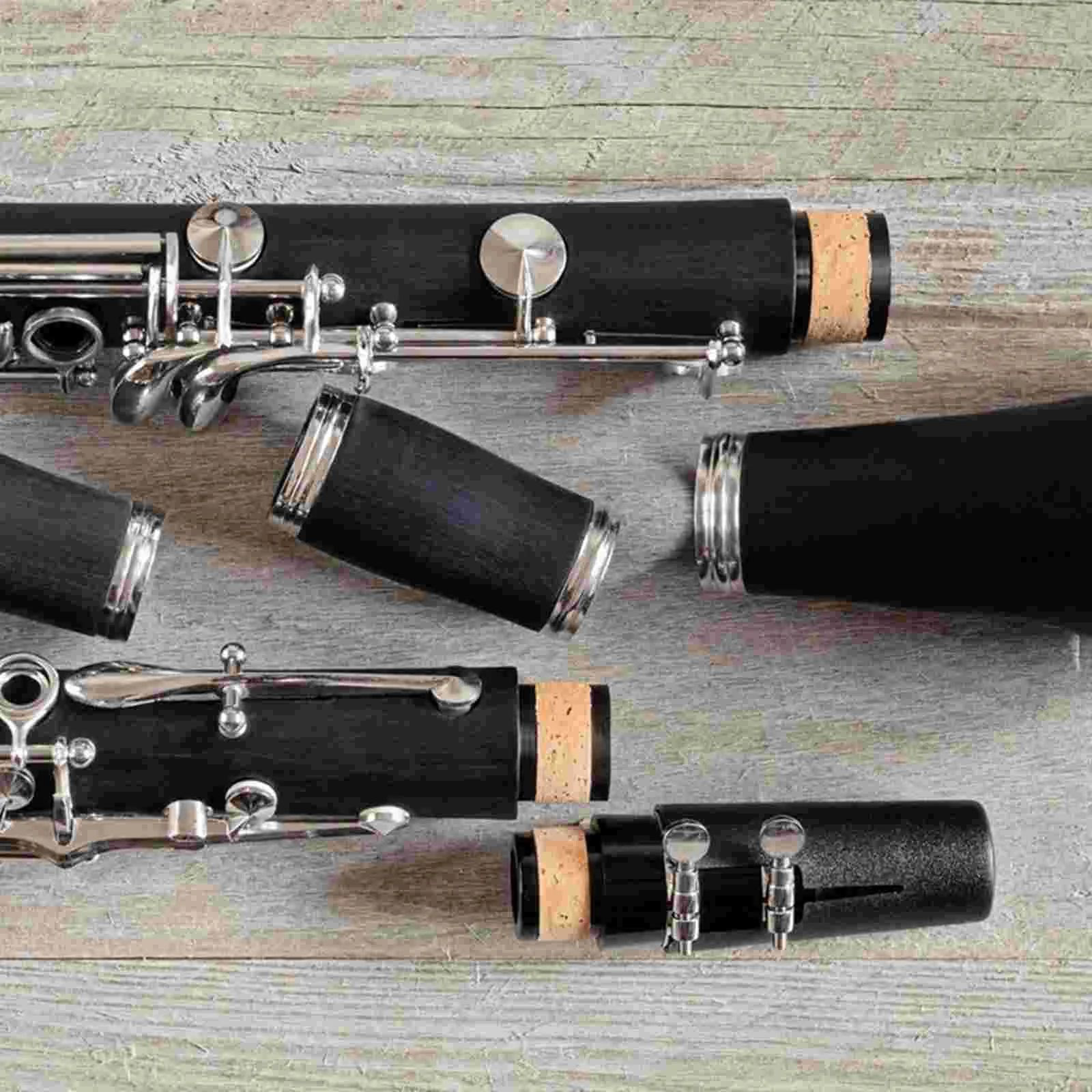 3 pçs clarinete lascas de madeira acessórios instrumento de sopro almofada instrumentos musicais cortiça kit substituição pescoço conjunta peças reparação