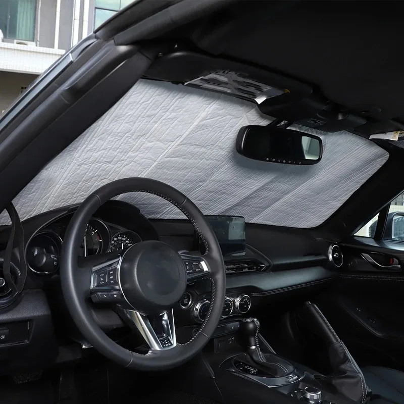 

Gao Ruying For Mazda MX-5 2016-2024 Car Front Windshield Full Window Glass Sun Protection Parasol Interior Car Accessories