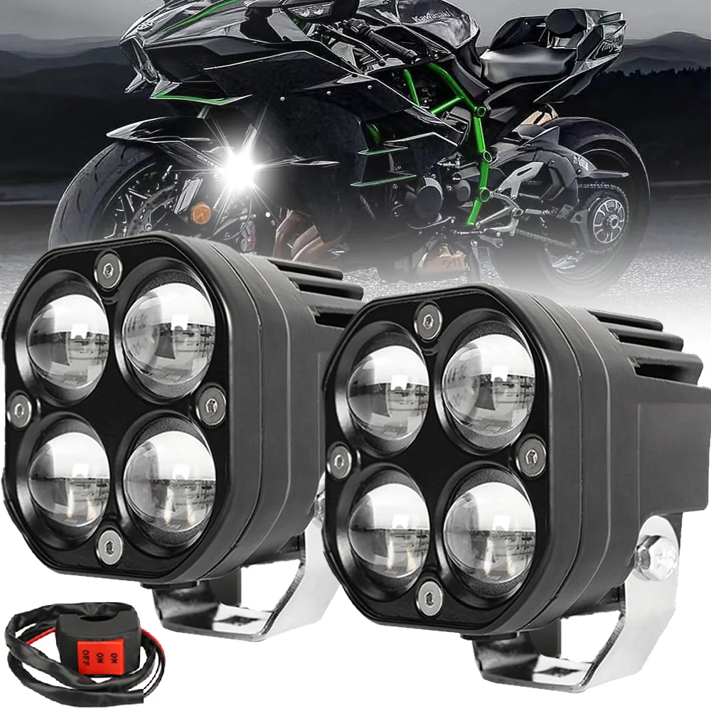 

Additional LED Bulbs for Super Bright Long Range 3 Inch Dual Color Len 12V 24V Running Work Lights for Motorcycle Truck Car SUV