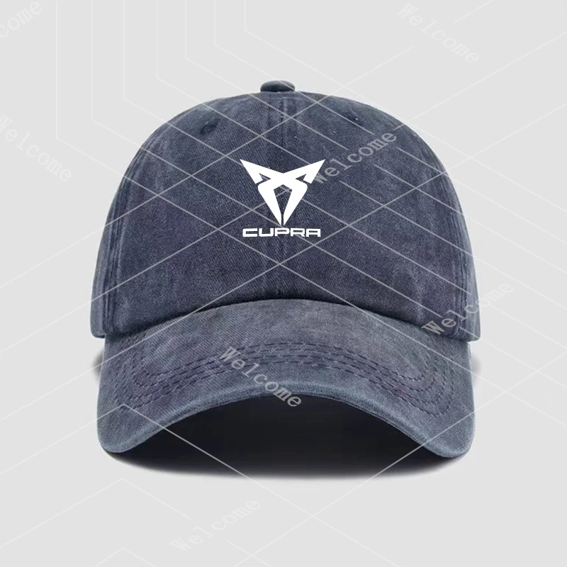 Car Logo Baseball Cap Outdoor Sports Cap Hats For Seat Cupra Ateca Born Leon IBIZA Raval Formentor Terramar Tavascan valve core