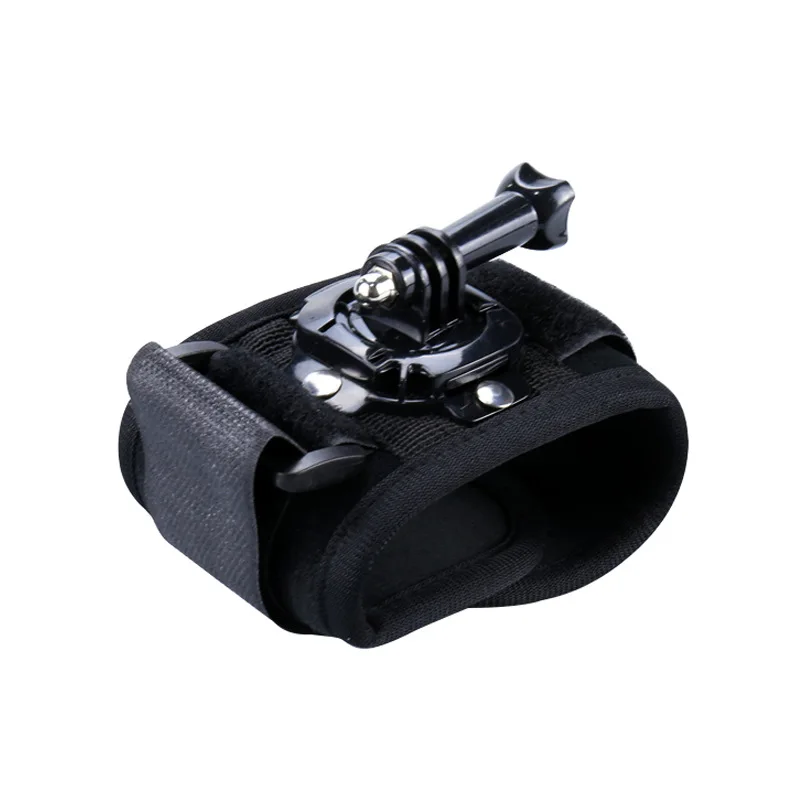 Supporto adattatore per montaggio su treppiede con cinturino da polso rotante a 360 gradi con vite per fotocamera Gopro Hero 9 8 7 + 3 xiaomi yi 4K