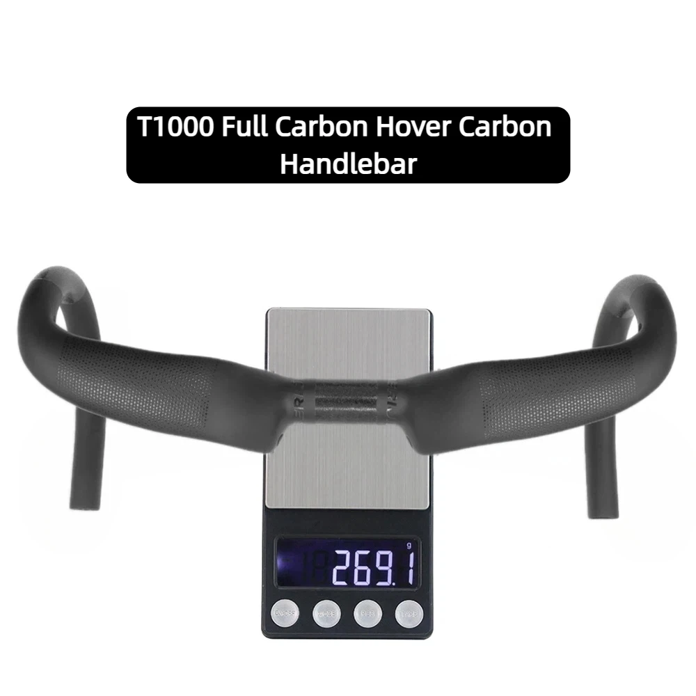 

Ullicyc T1000 Full Carbon Rise Road Handlebar Hover Carbon Handlebar Rise 30mm Gravel Cockpit Internal Cable