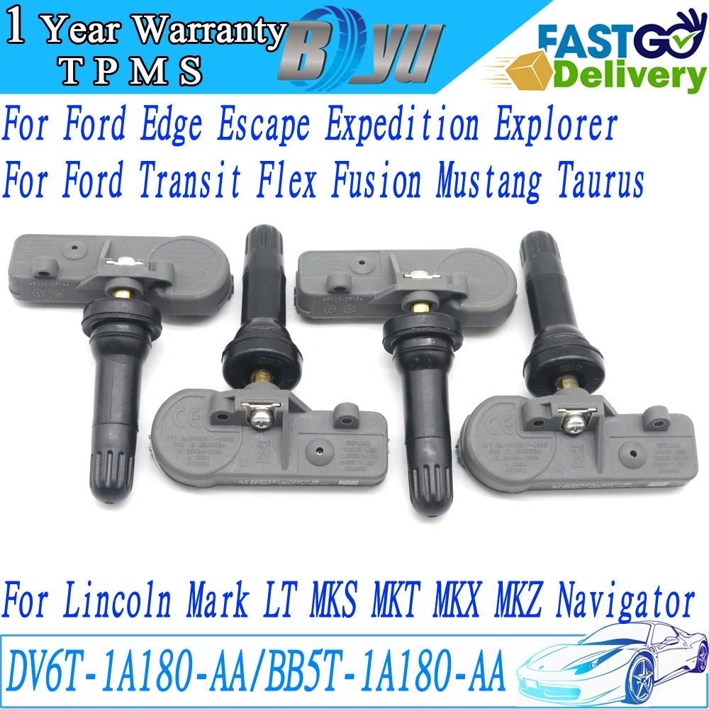 433 МГц автомобильный датчик давления в шинах TPMS BB5T-1A180-AA для Ford Transit Mondeo Focus Fiesta Escort Escape C-Max B-MAX DV6T-1A180-AA