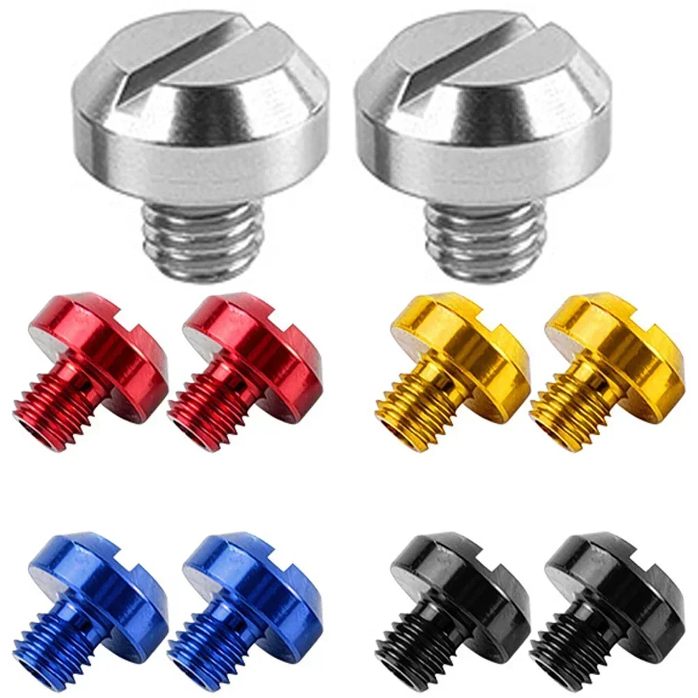 Right Hand CNC Aluminum Mirror Hole Plug Screws For Universal Motorcycle Rearview Mirror Hole Cover Bolts Accessories