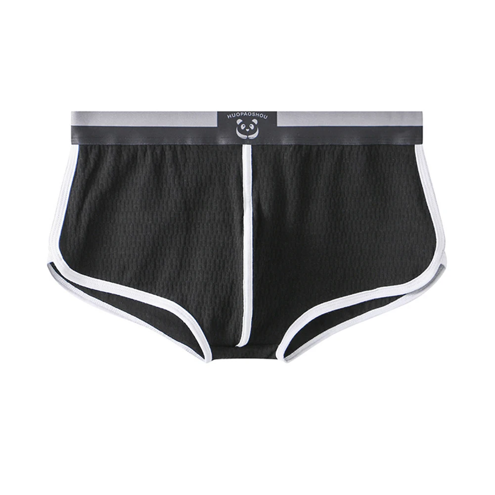 Mens Middle Waist Loose Cotton Breath Underwear Briefs U Convex Pouch Underpants Arrow Shorts Panties Hombre Calzoncillo