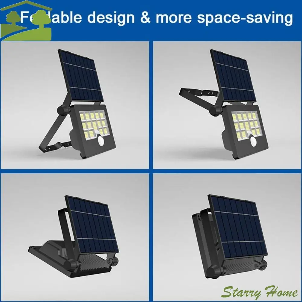 

Portable Solar Powered LED Solar Light Flodable Motion Sensor Solar Garden Lamp Energy Saving Waterproof Outdoor Wall Light Home