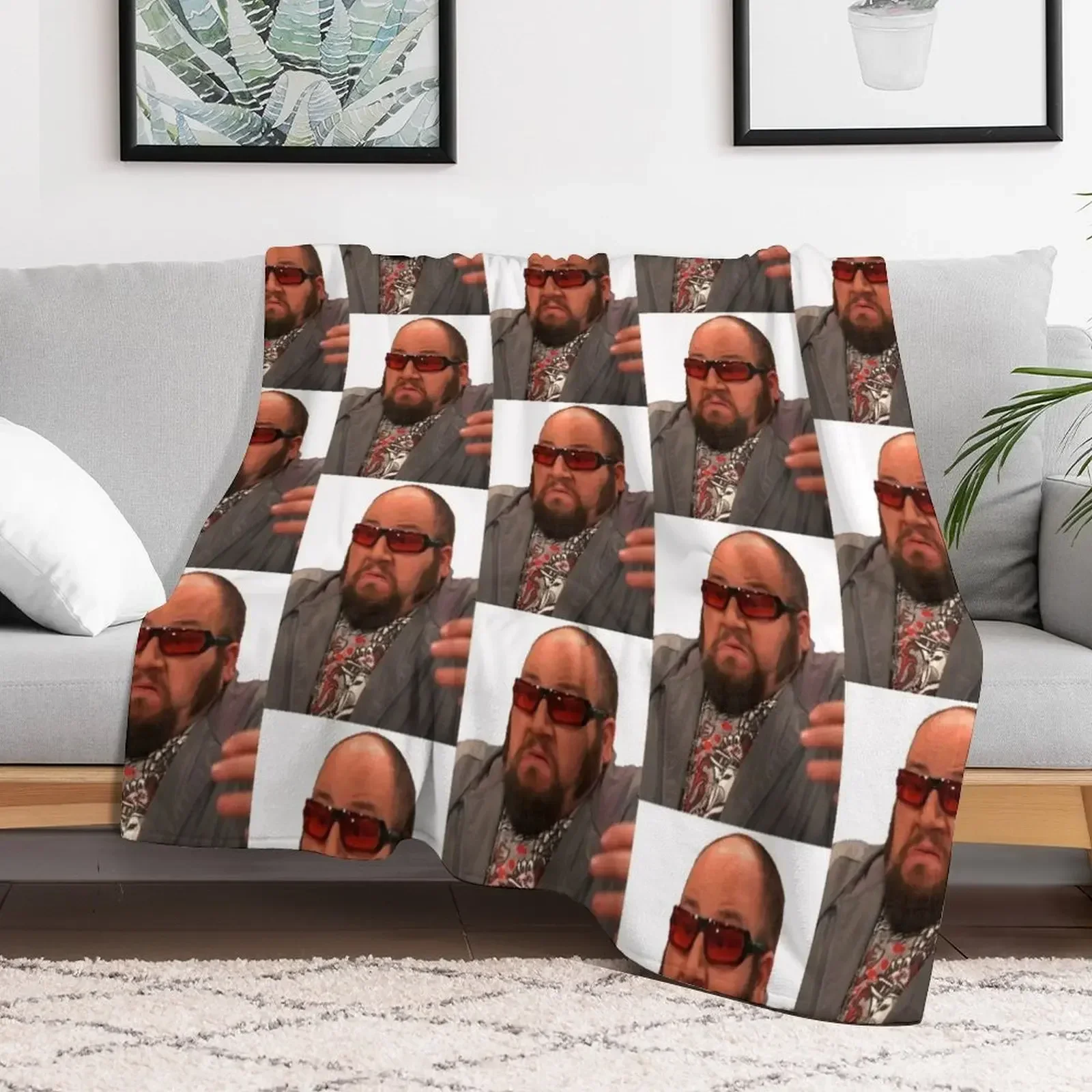 

Gustavo Rocque(3) Throw Blanket Sofa Throw bed plaid funny gift Blankets