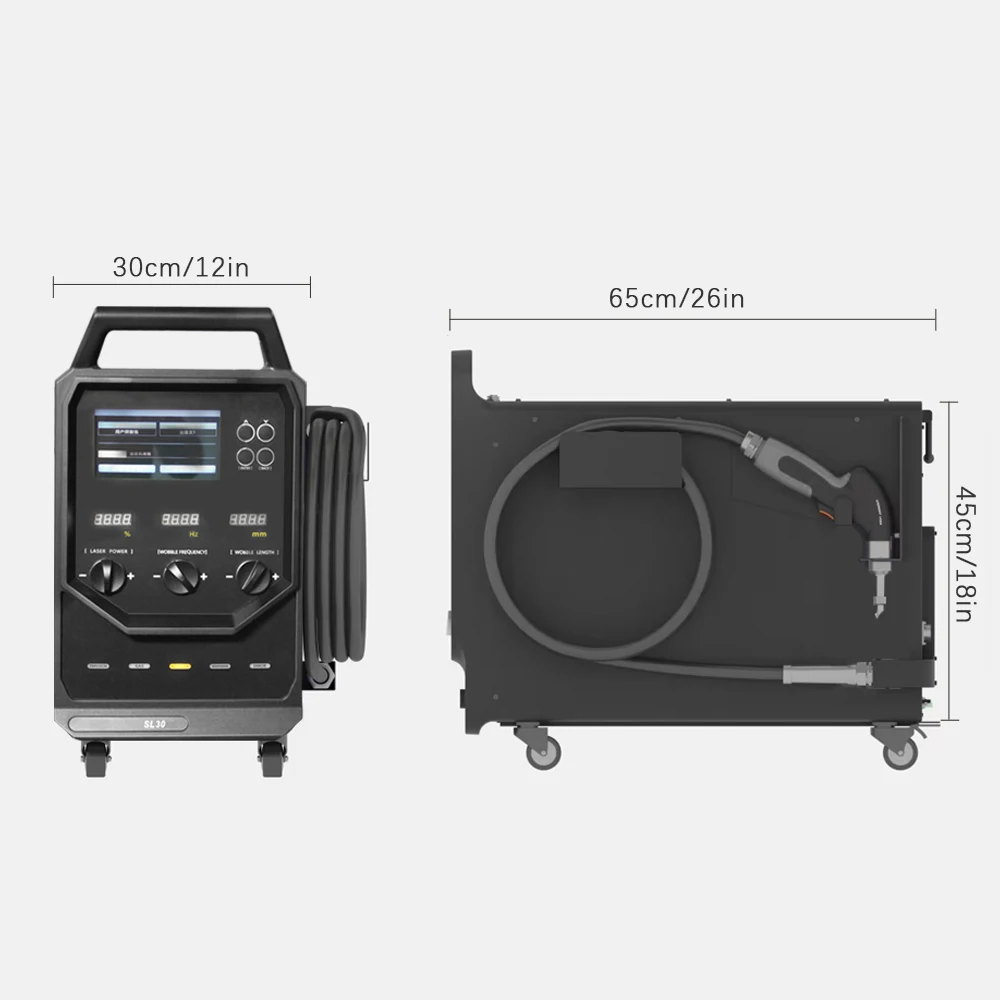 Applicable Mini Handheld Fiber Laser Welding Machine Portable Refrigerant Direct Cooling  All-in-one Laser Welder