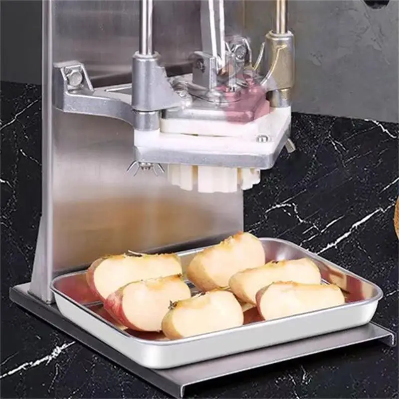 

Commercial French Fry Cutter Machine Lemon Potato Cutter for French Fries With Extended Handle