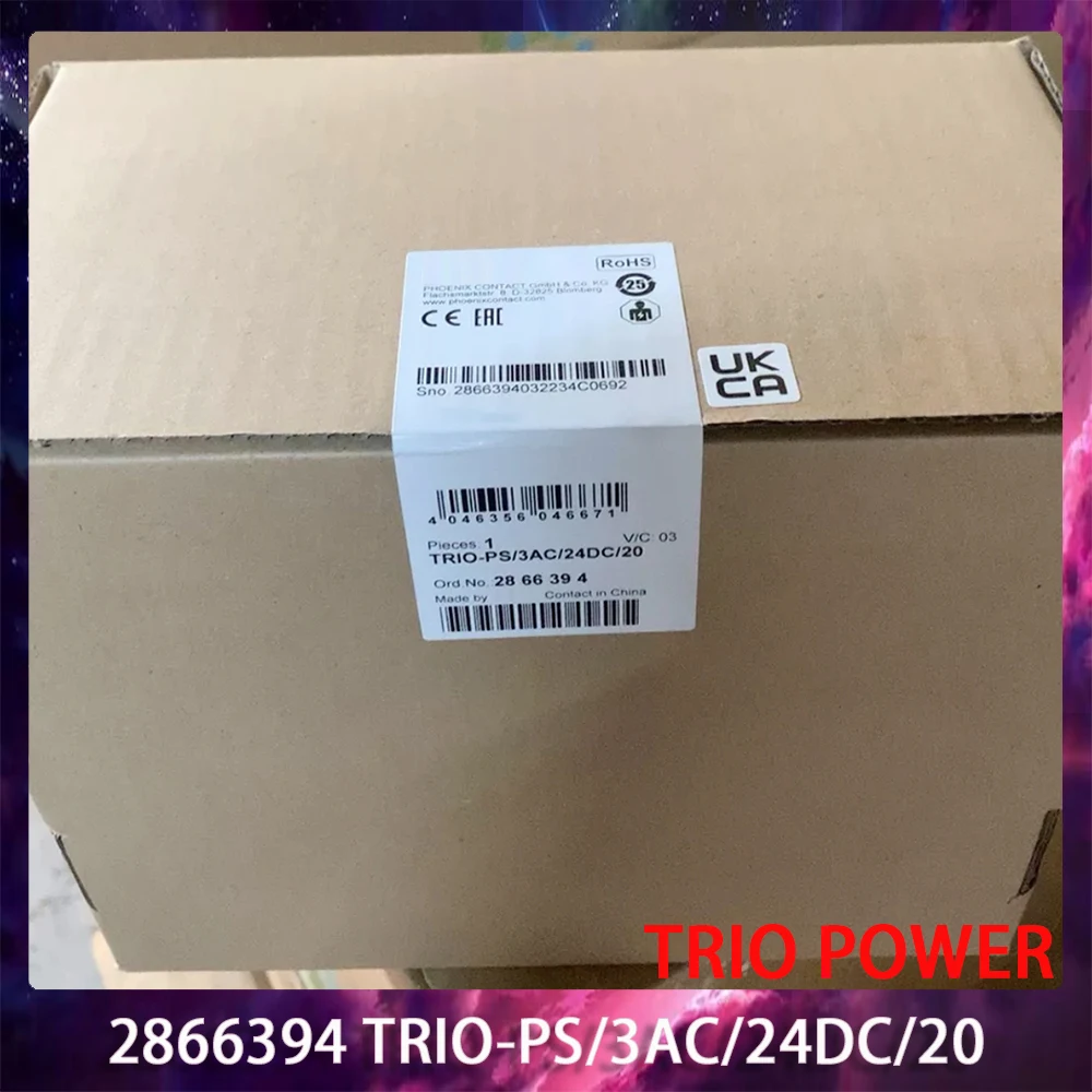 

2866394 TRIO-PS/3AC/24DC/20 TRIO POWER Выход источника питания 24 В постоянного тока/20 А