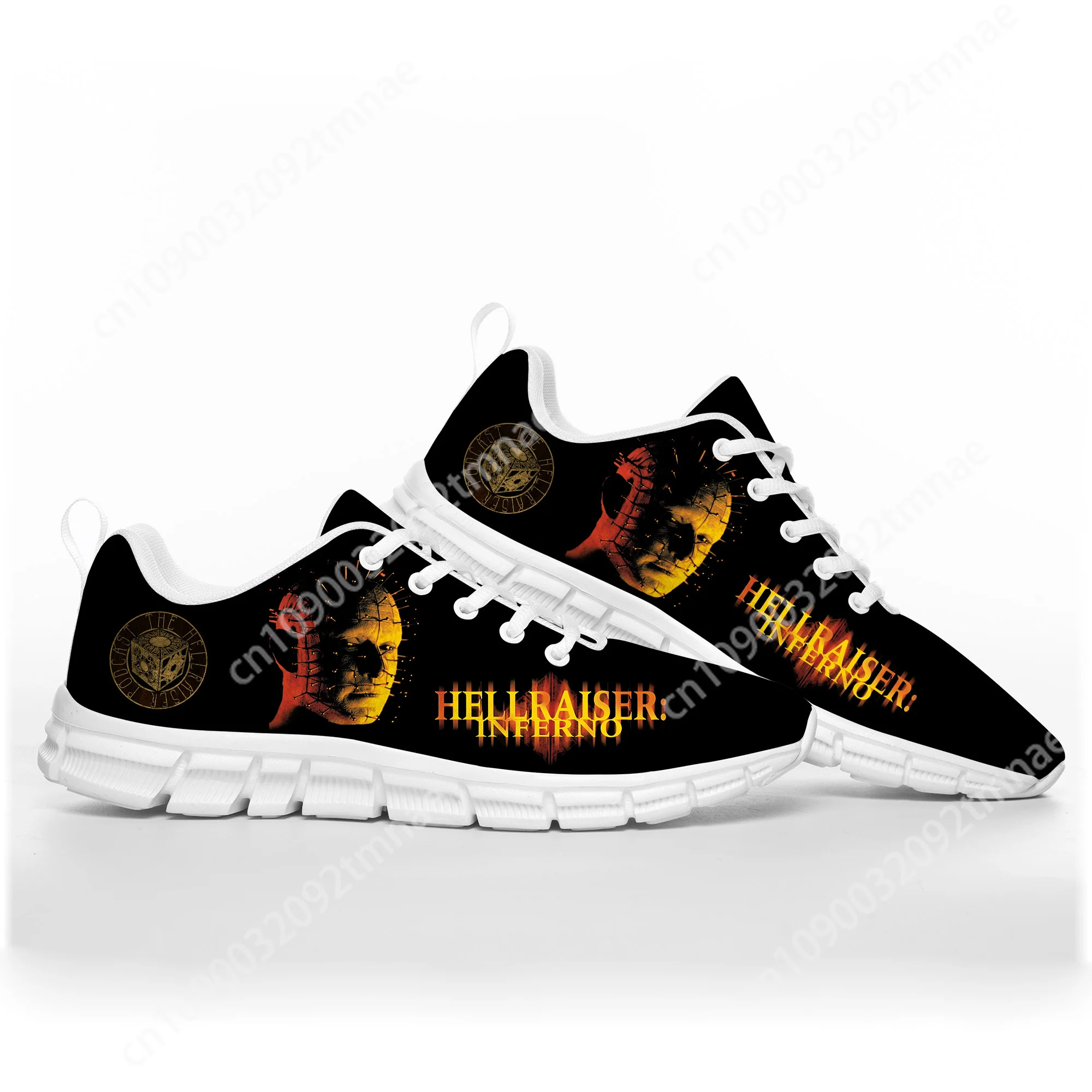 Hellraiser Movie Pinhead Horror Halloween Sports Shoes Mens Womens Teenager Kids Children Sneakers Custom Quality Couple Shoes