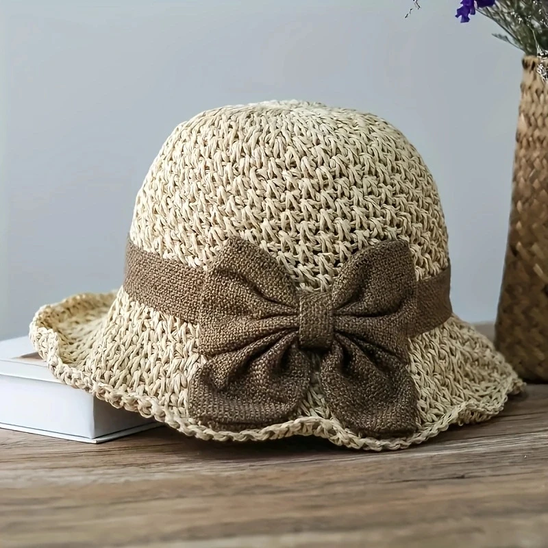 Ladies New Travel Holiday Big Brim Hat Beach Sun Hat Beach straw hat