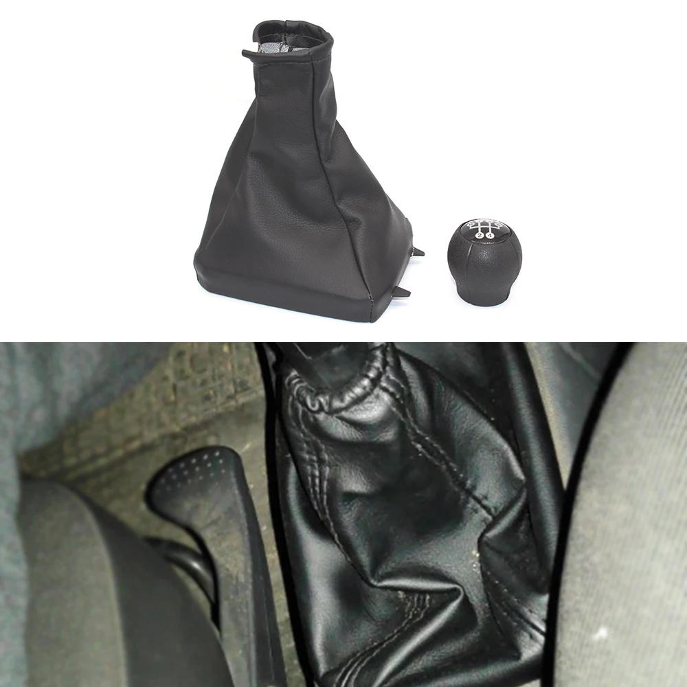 Car Gear Shift Dustproof Cover Handle Brake Knob Faux Leather Cover For Vauxhall/Opel Corsa C Vectra A/B Tigra B Calibra Combo C