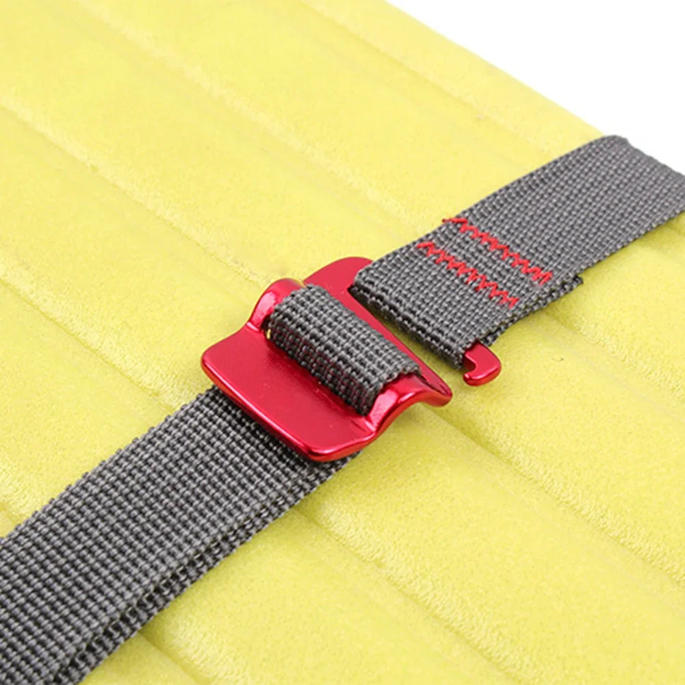 Outdoor Travel Backpack Nylon Tape Rope With Quick Release Hook Tension Belts Buckle Tie-Down Belt Hiking Climbing Tension Belts