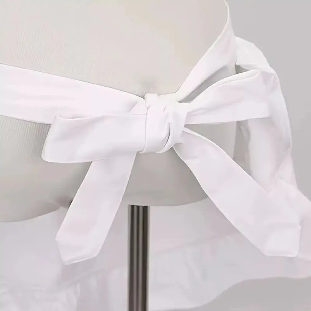 

Новый фартук горничной в европейском стиле с двумя карманами, кухонный фартук, женский противообрастающий фартук для уборки дома