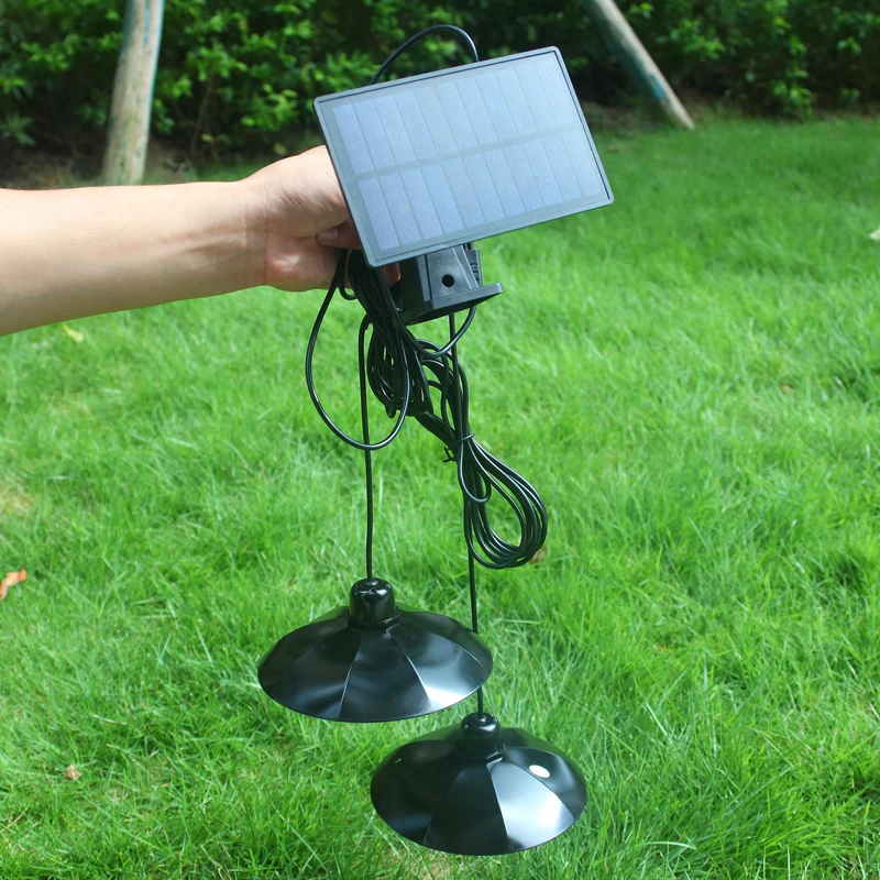 Solar Pendant Waterproof LEDOutdoor Solar Light Patio Pendant Camping Light Indoor Pendant Light with Remote Control