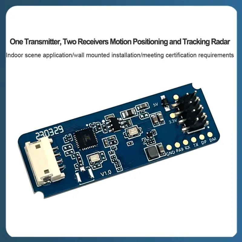 

Y22A-HLK-LD2450 24G Умный дом Волна Человеческое тело Отслеживание движения Мишен Радарный датчик Модуль Тестовое расстояние Угол Скорость Прочный