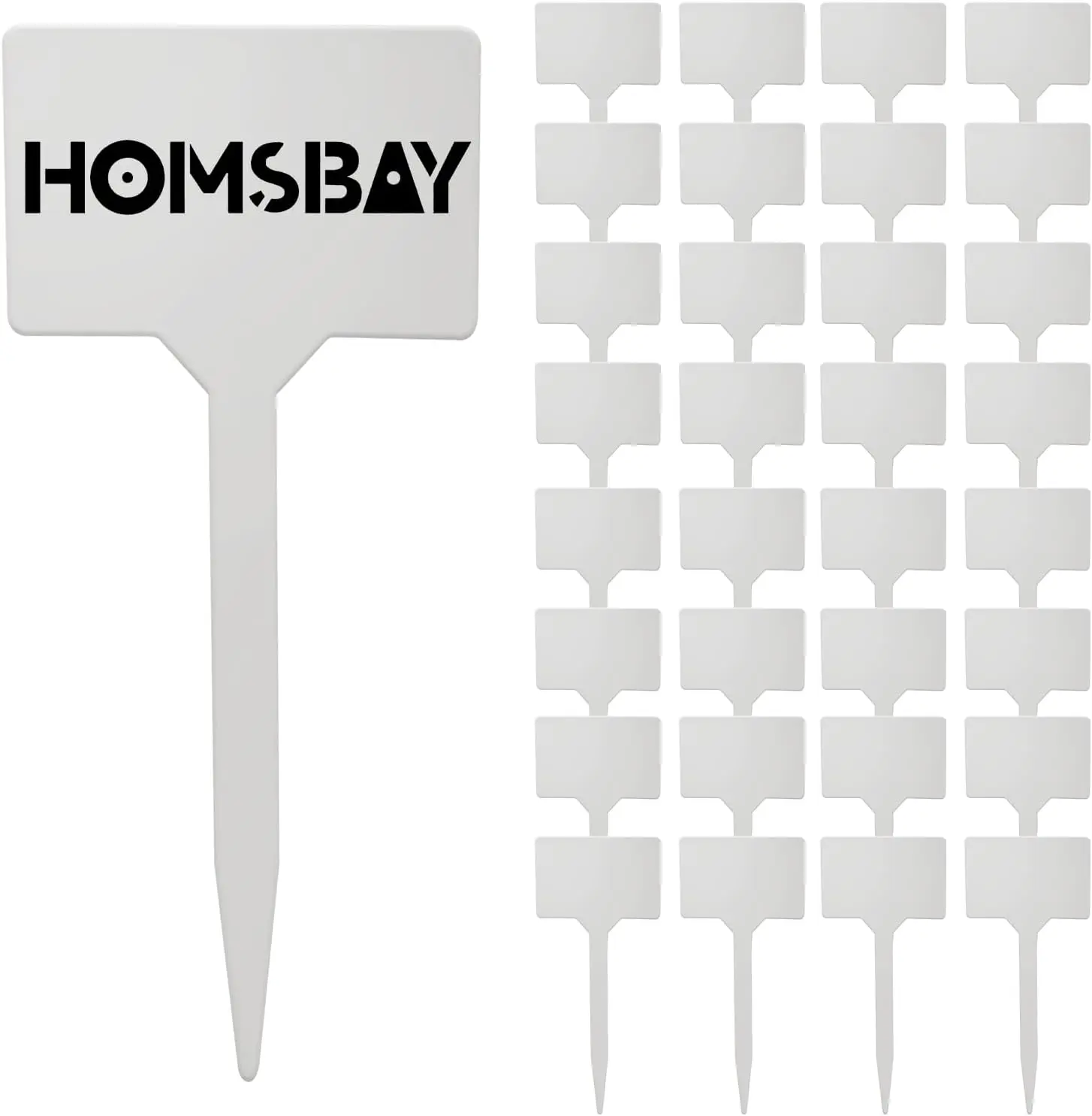 

50 шт. этикеток для растений, 5-дюймовые маркеры для сада и питомников, прочные большие маркеры для овощей, фруктов, цветов, виноградных кустов