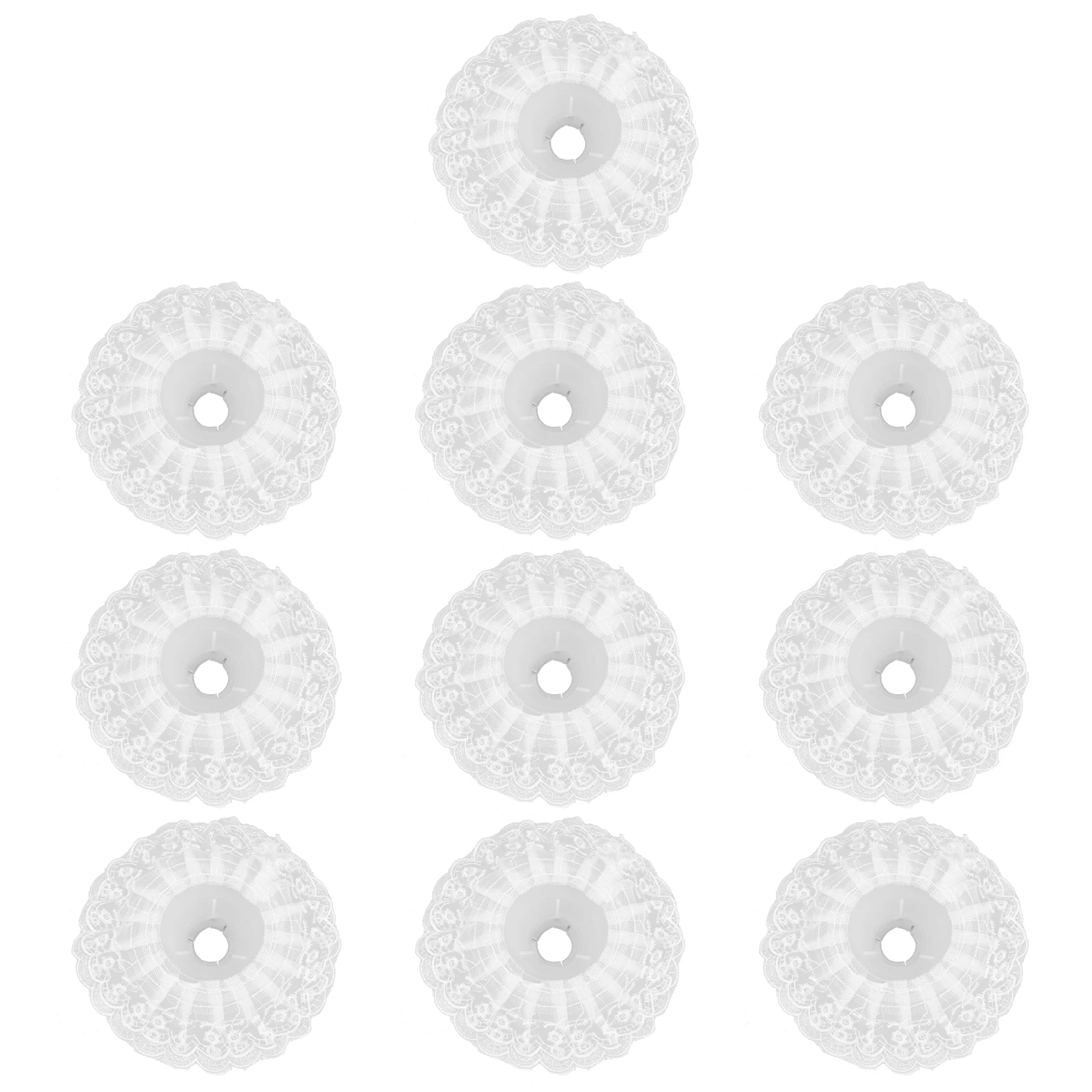 

10 Pcs Bride Flower Accessories Bouquet Artificial Bridal Wedding Decor Collar Decorations Cloth for Floral