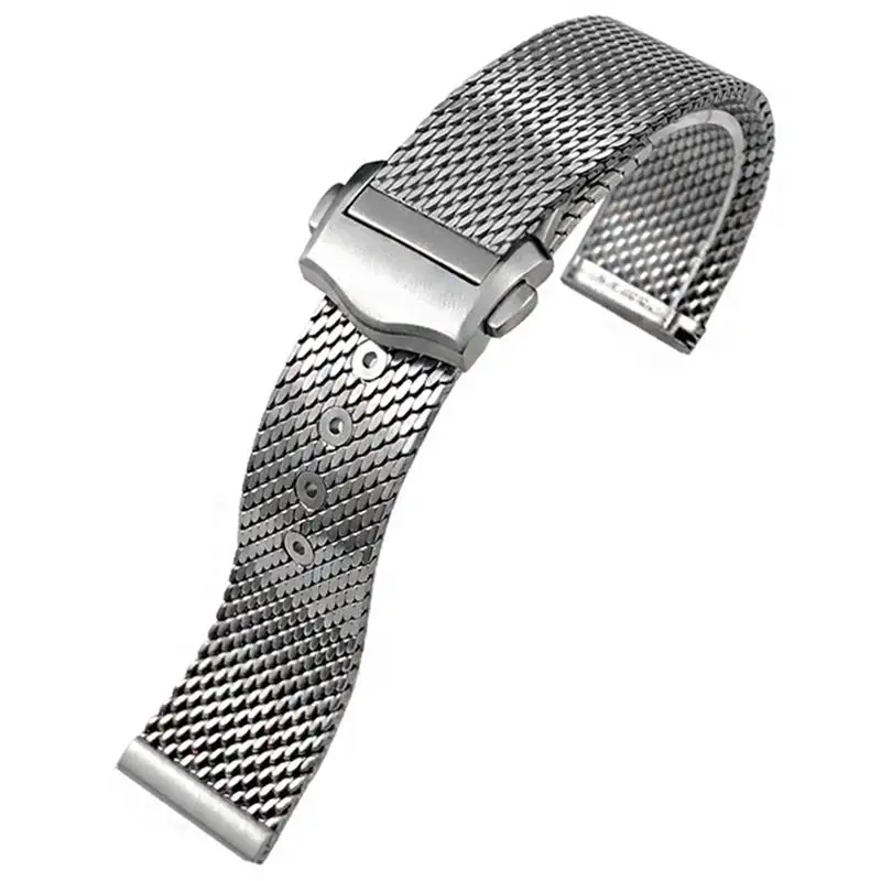 TINTAG Solid Titanium Steel 20mm Watchband for Omega 007 Edition Seamaster DIVER 300M No Time To Die Watch Strap