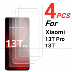 2/4PCS Screen Protector For Xiaomi 13T Pro Tempered Glass Xiaomi 13T 13T Pro Full Glue Protective Phone Glass For Xiaomi 13T Pro