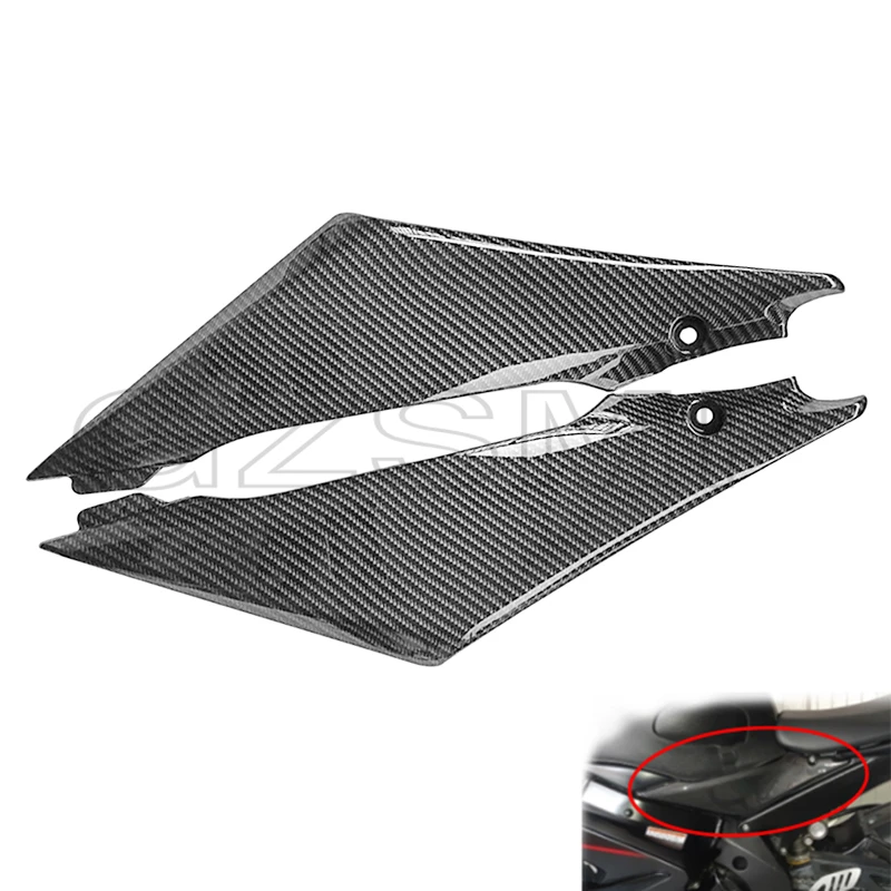 

Motorcycle Carbon fiber pattern ABS Fuel Gas Tank Side Cover Panel Fairing Fit For SUZUKI GSXR 1000 K5 2005 2006