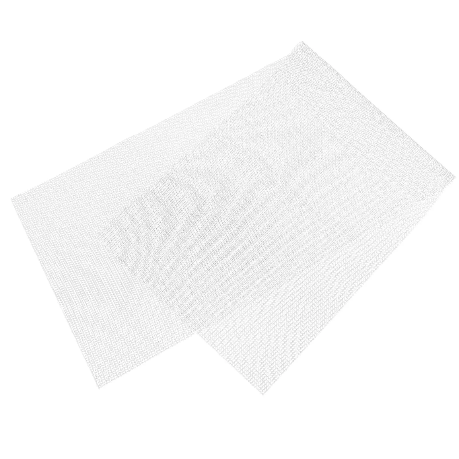 

2pcs Pvc Refrigerator Mat Non Slip Drawer Liner Kitchen Shelf Liner Countertop Protector Cuttable Sturdy Mat For Cabinets