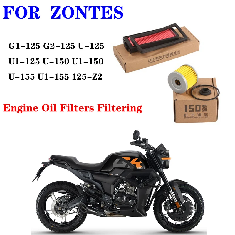 

Motorcycle Filter Element For ZONTES G1-125 G2-125 U-125 U1-125 U-150 U1-150 U-155 U1-155 125-Z2 Engine Oil Filters Filtration