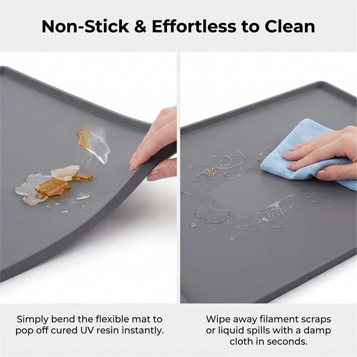 3D Printer Heat Insulation Pad Keep Your Workstation Spotless Heat Insulation Pad Heat-Resistant Desk Pad for 3D Printer