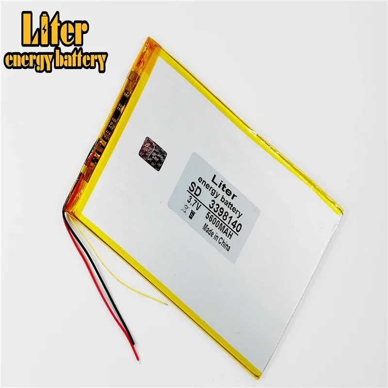 3 Line Tablet PC Kapasitas Baterai 3398140 3.7V 30100140 3098142 5600mA Universal Baterai Li-ion untuk Tablet Pc 8-10Inch