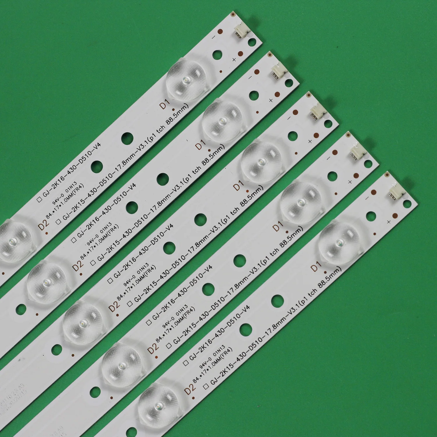 LED Strip 10 Lamp For 43CH6000 43PFT4131 43PFS5301 BDM4350 43PUT4900 TPT430H3DUY 43PFT4112 TPT430H3 LB-PF3528-GJD2P5C435X10-B