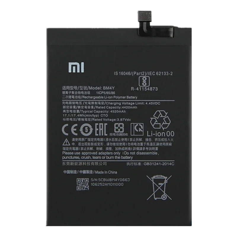 2024 Years 100% Original 4520mAh BM4Y Battery For Xiaomi Poco F3 Redmi K40 Pro K40Pro Batteries Bateria+Tools Free Fast Shipping