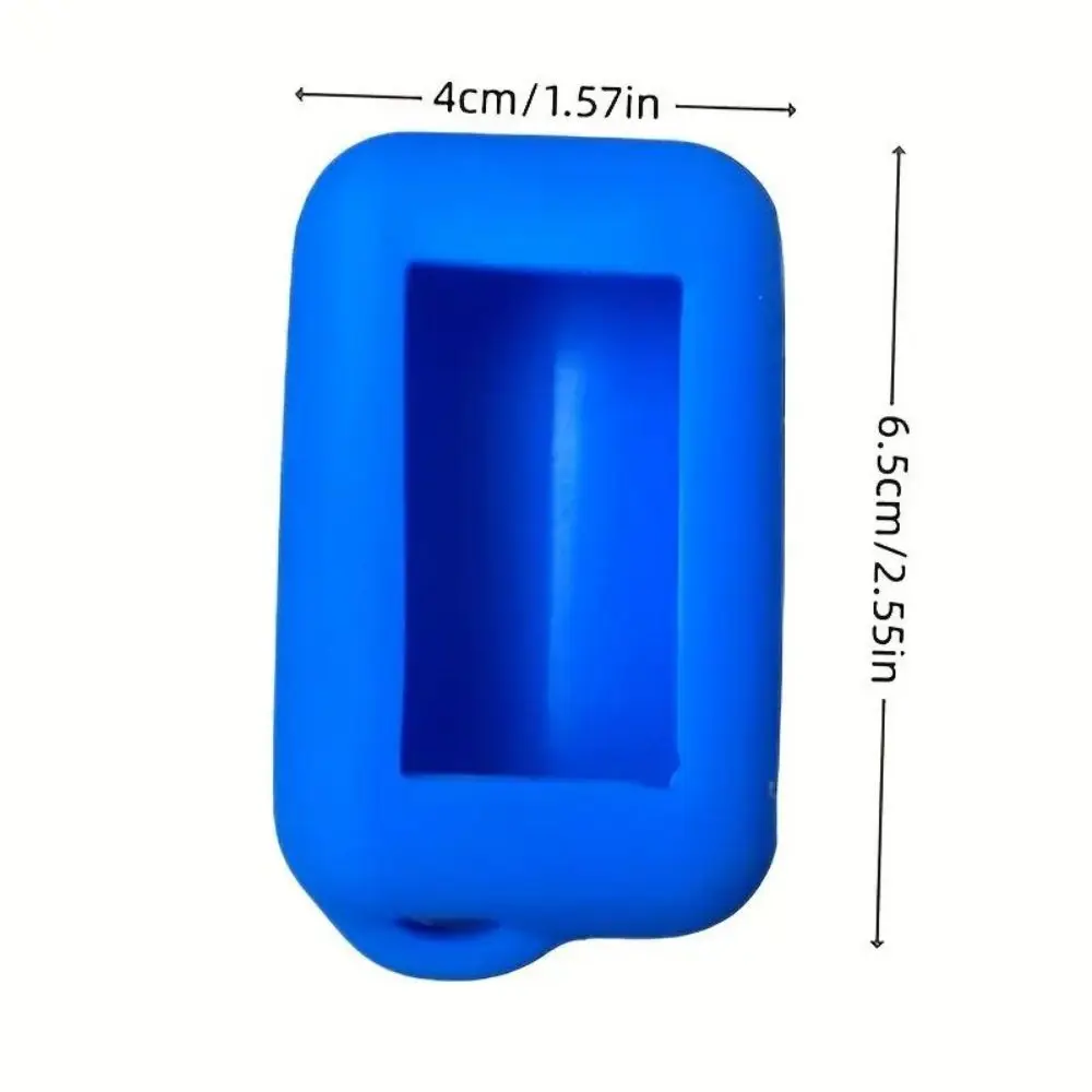 Silicone resin car key box Starline A93 A63 Russian version two-way car alarm LCD remote key sleeve