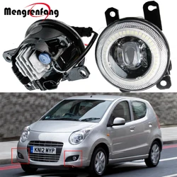 2IN1 Design 30W H11 Car Angel Eye LED Fog Light Assembly DRL For Suzuki Alto V GF Hatchback 2009 2010 2011 2012 2013 2014 2015