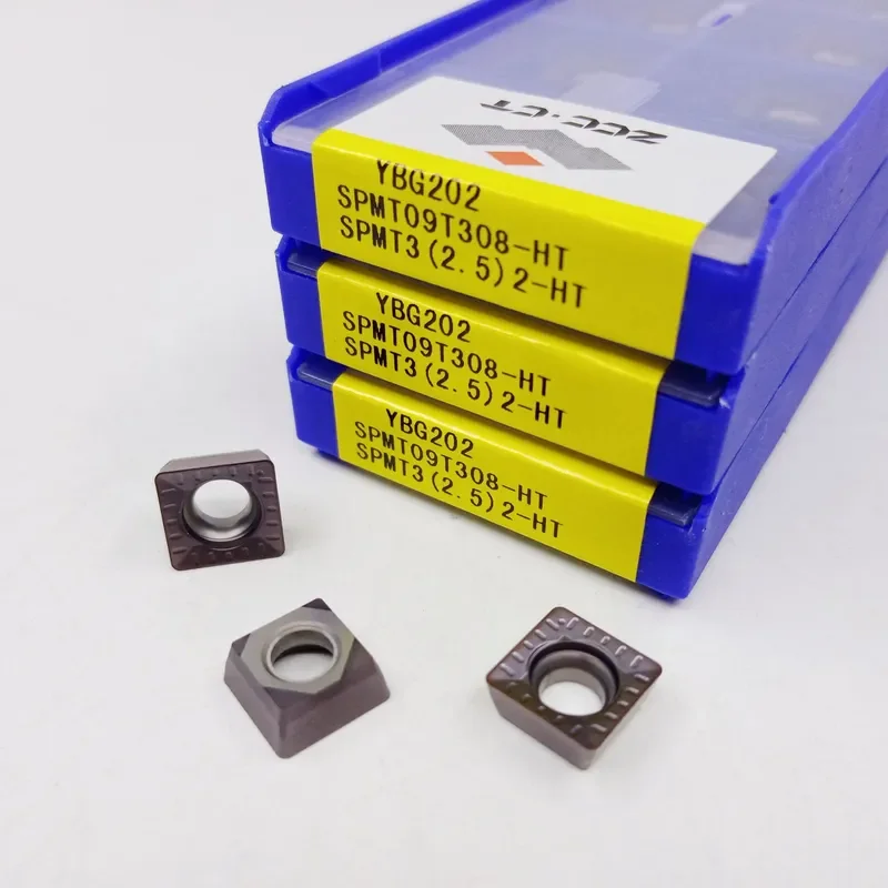 Milling Insert SPMT09T308-HT YBD152 YBD252 YBG202 YBM251 YBM253 for Cast Iron Metal Cutting Tool Heat Resistant