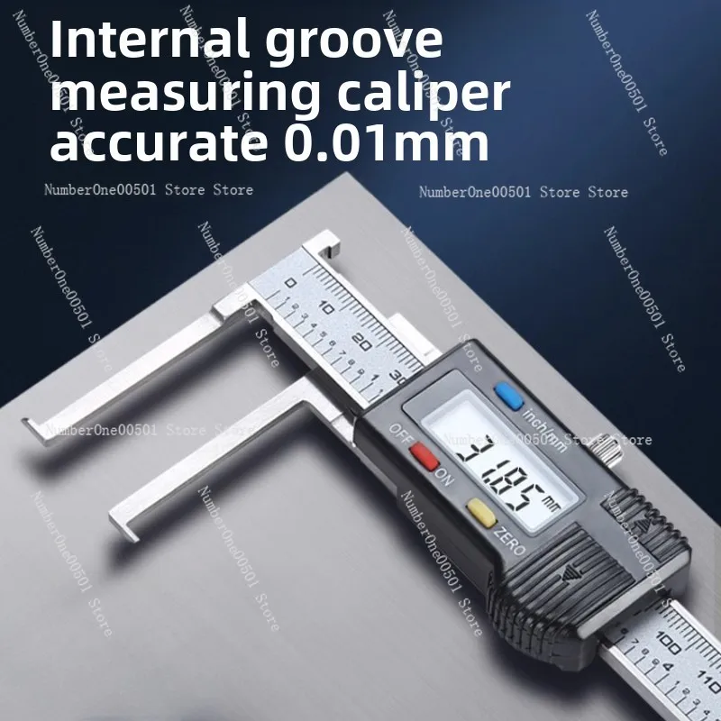 

Internal groove digital display elevation accuracy industrial grade stainless steel large internal groove hole oil gauge caliper