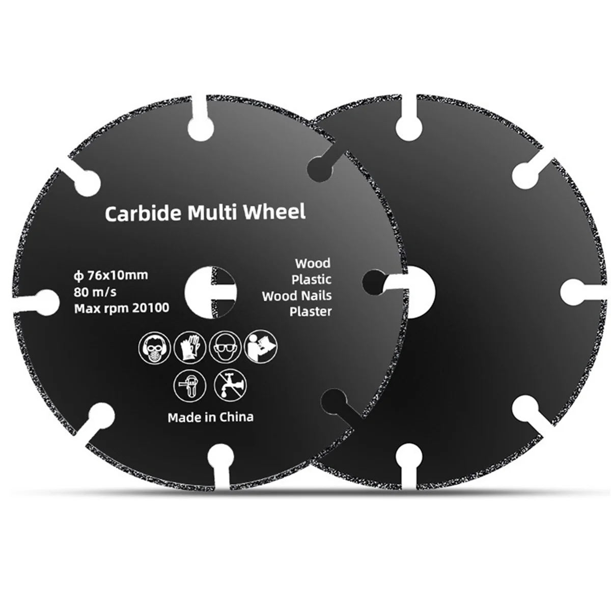 アングルグラインダーディスク,樹脂,丸鋸刃,鋼研磨,3インチ,76mm, 3個